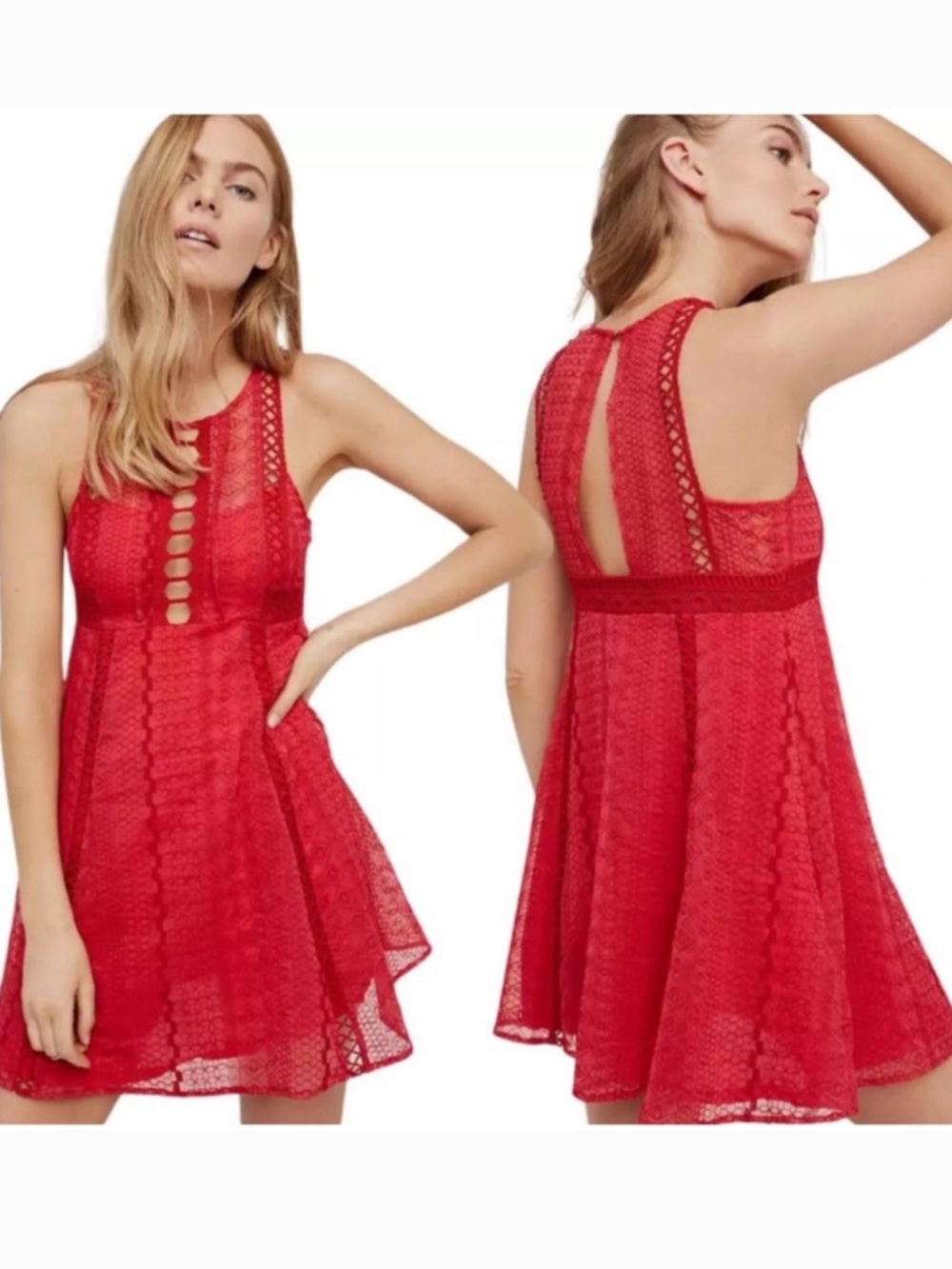 Free People Wherever You Go Mini Dress
